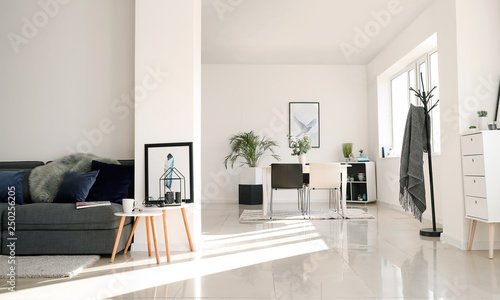 Interior of modern studio a...