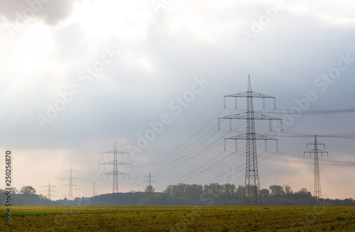 Stromautobahn im Rhein-Erft-Kreis photo