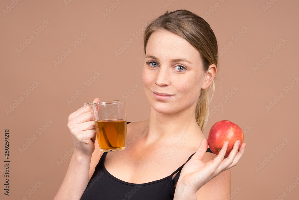 girl with an apple girl with an apple