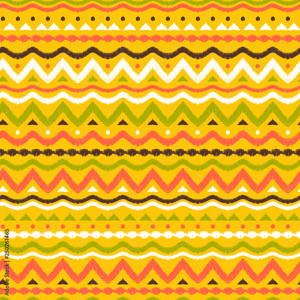 Ikat geometric folklore pattern.