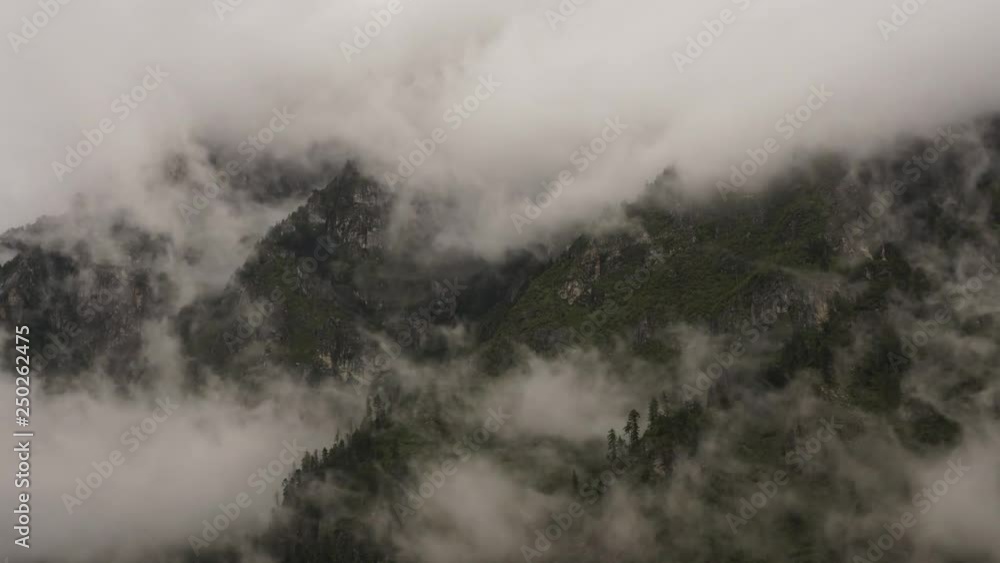 Clouds above Himalaya mountains, Nepal Clouds above Himalaya mountains, Nepal