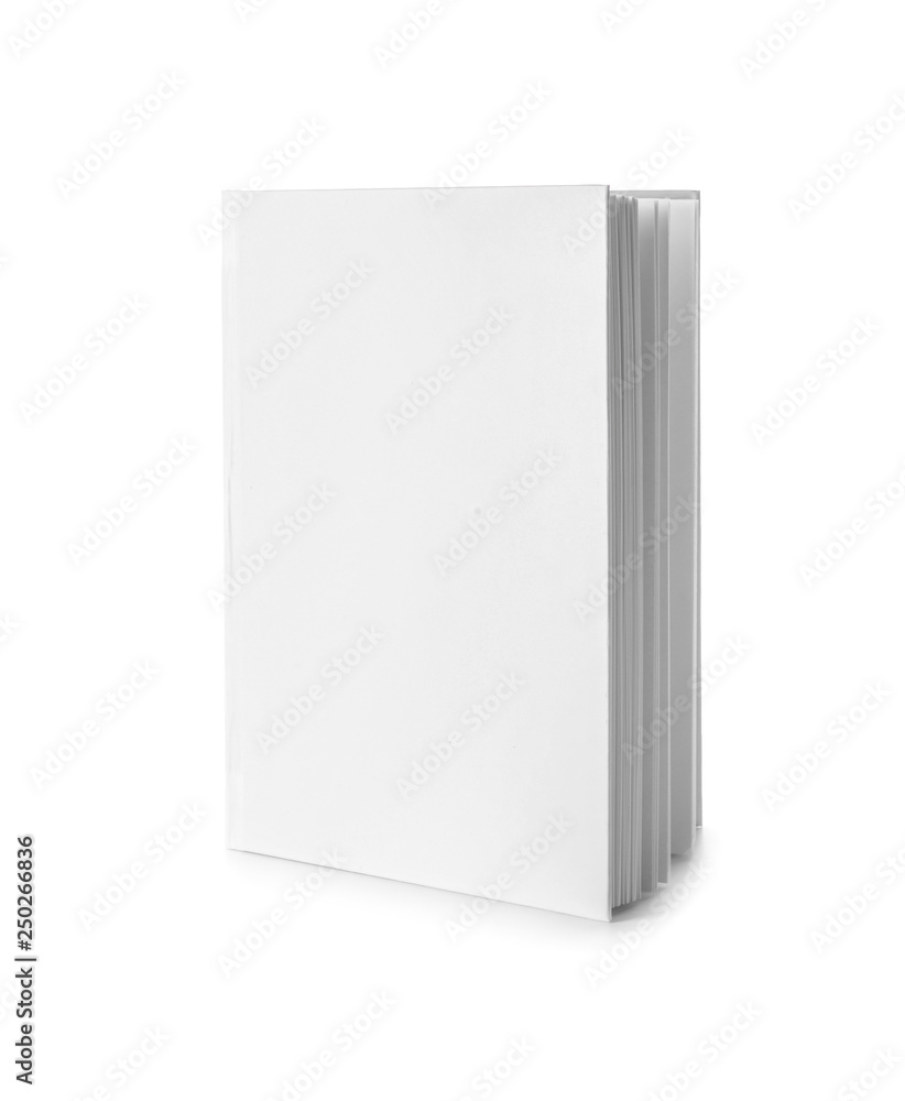 Book with blank cover on white background Book with blank cover on white background