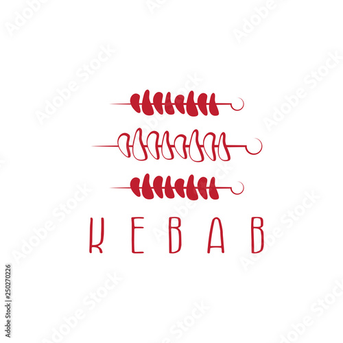 template icon logo for kebab -vector illustration