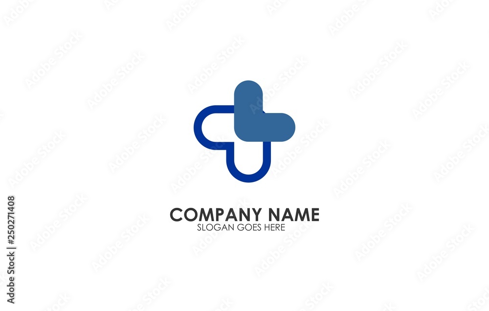 Obraz premium BLUE LOGO MEDICAL