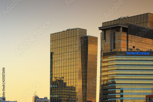 Photography office buildings at day, hongkong kwun tong