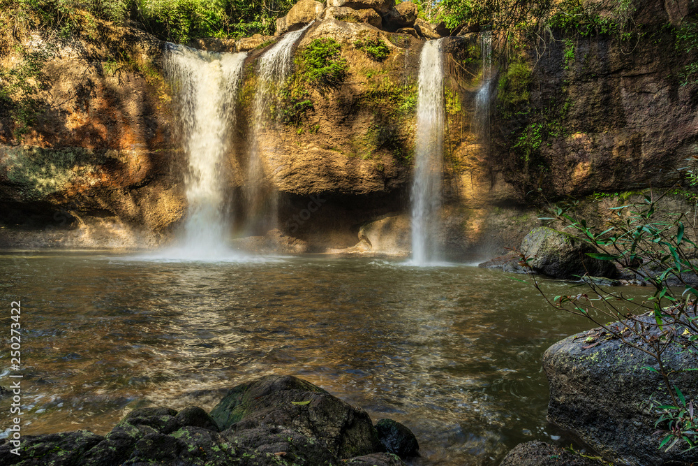 Obraz premium Haew Suwat Waterfall Khao Yai National Park, Nakhon Ratchasima, Thailand