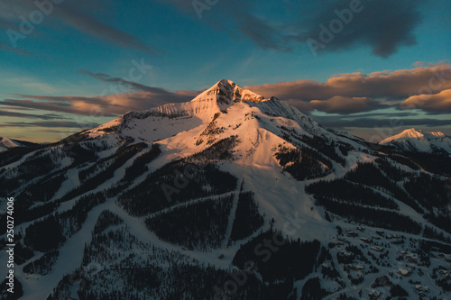 Lone Peak, Big Sky, Montana photo