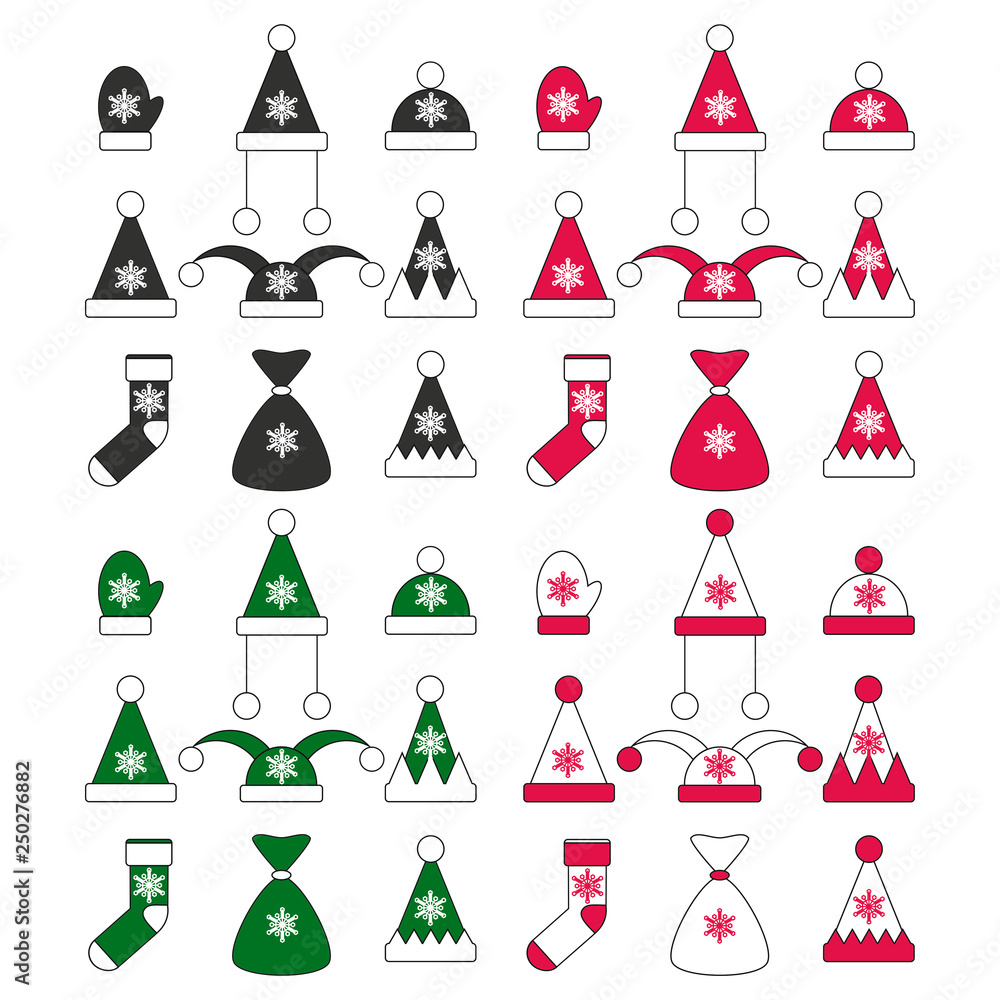 Christmas and new year seamless vector texture Christmas and new year seamless vector texture