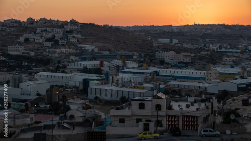 Hebron at Sunrise, view from Israel side © Alexander