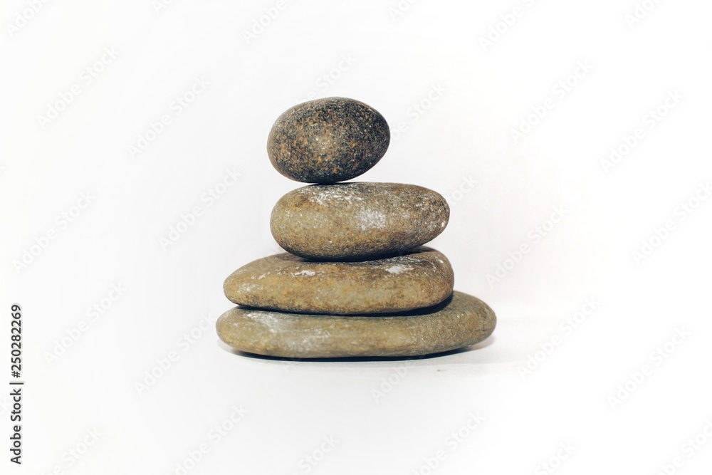isolated stack of stones grey black isolated stack of stones grey black