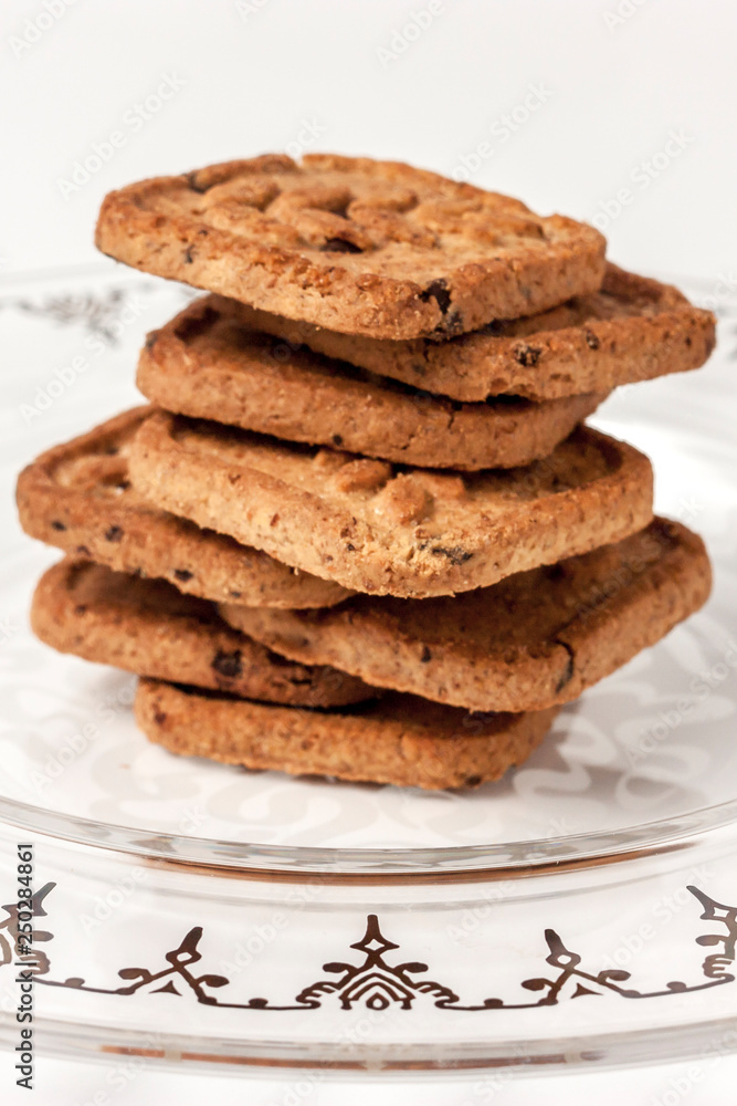 Cookies isolated on white background Cookies isolated on white background