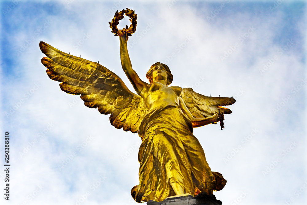Obraz premium Golden Angel Independence Monument Mexico City Mexico