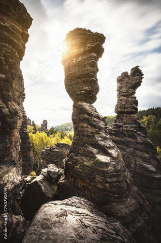 Herkulessäulen in Rosenthal-Bielatal ( Elbsandsteingebirge) photo