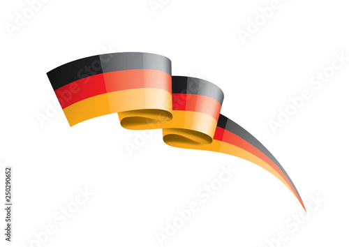 Germany flag, vector illustration on a white background