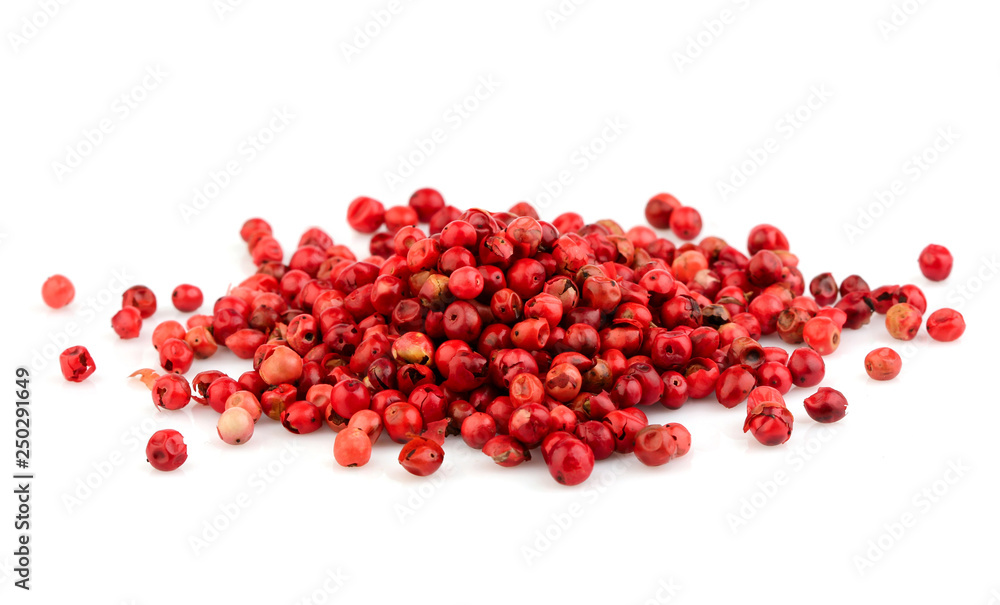 Dry pea pink pepper isolated.