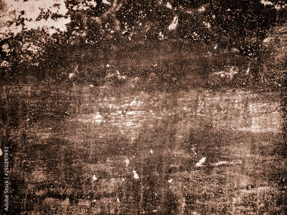 Obraz premium Close-up of cracked paint on metal wall