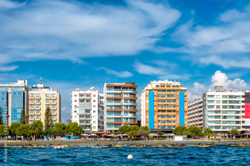 Fototapeta premium Panoramic view of Limassol city. Cyprus
