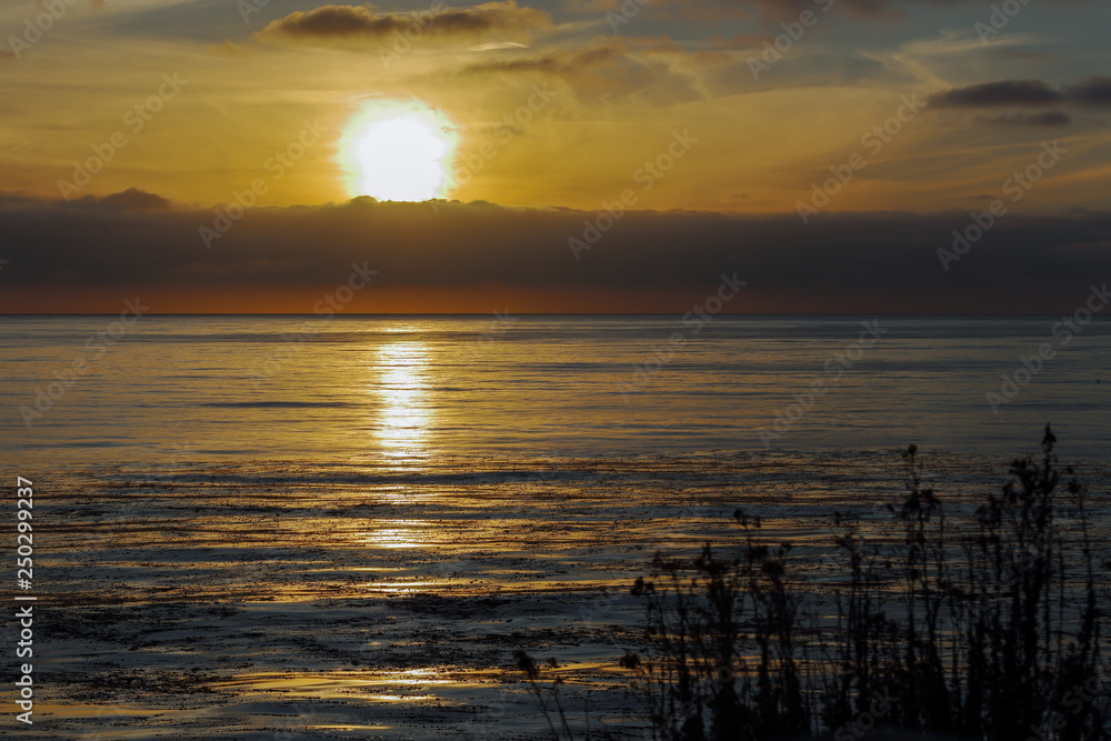 Sunset at Pacific Ocean Sunset at Pacific Ocean