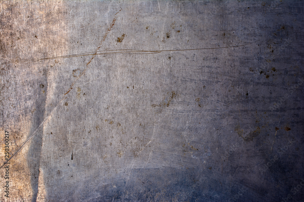 Close-up of gray grunge metal texture background