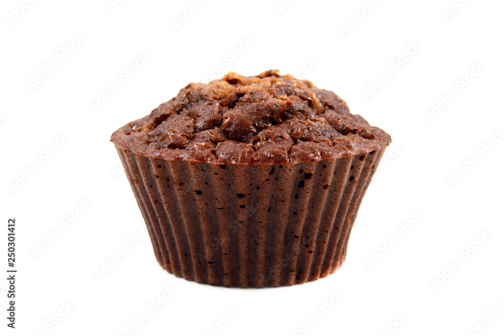 Chocolate brown muffin