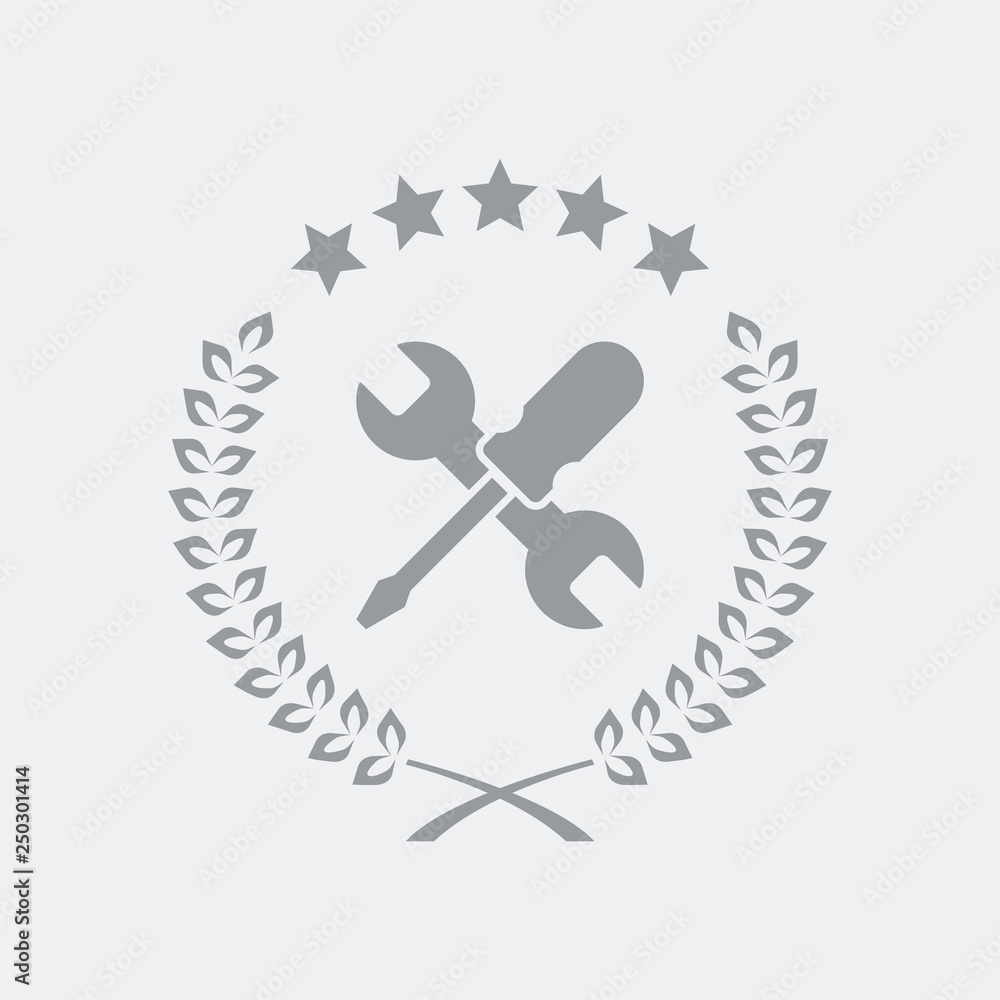 Industry, technical assistance or settings symbol Industry, technical assistance or settings symbol
