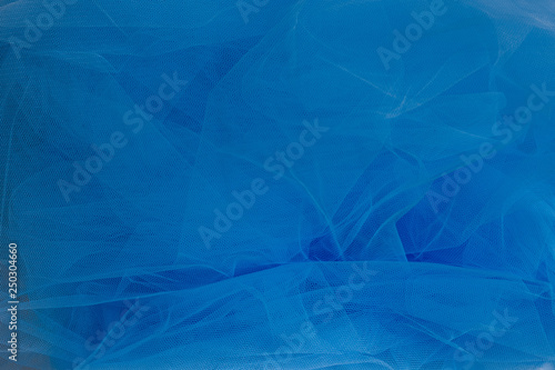 Texture of crumpled tulle fabric