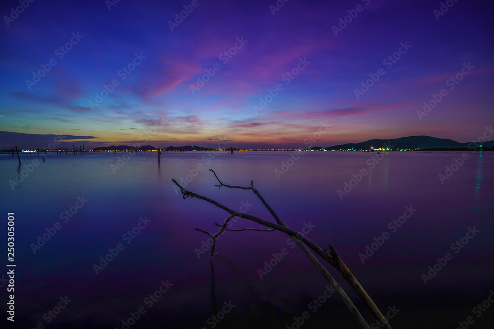 Beautyful sky on twilight time Beautyful sky on twilight time