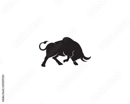 Bull horn logo and symbols template icons app