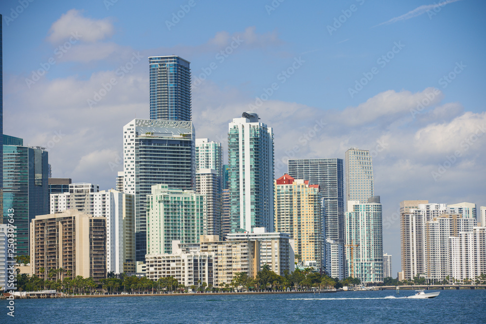 Brickell on the Bay Miami city scene