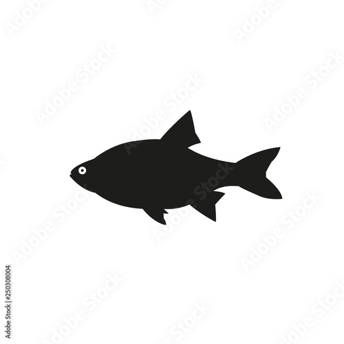 Fish icon vector