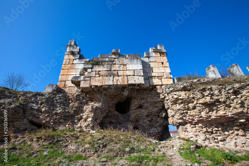 Part of Istanbul Gate, Historical Roman Empire Building in Iznik (Nicaea), Turkey