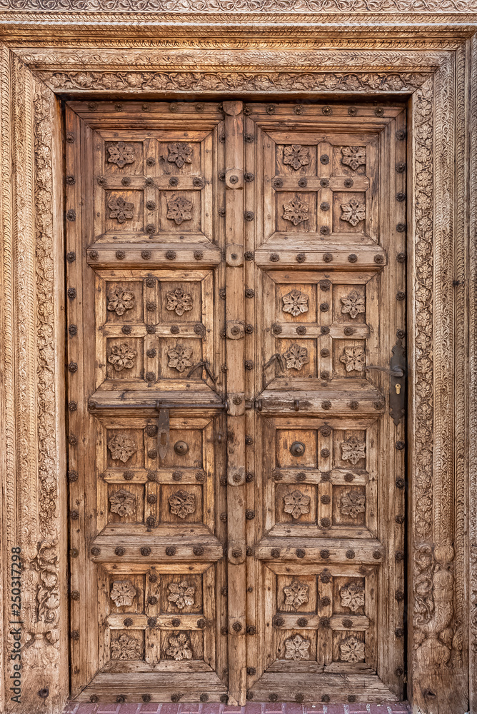 Ibiza, beautiful wooden door