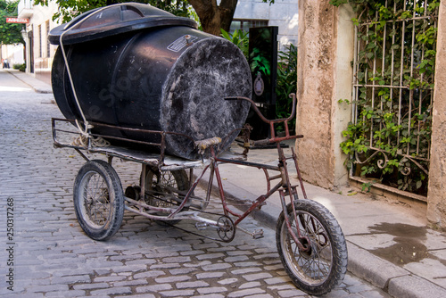 Traditional bicycle in Havana, Cuba