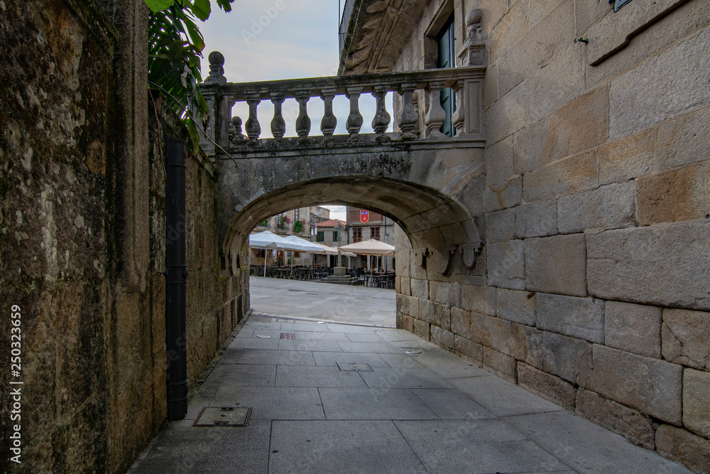 Detail of the city of Pontevedra,Spain