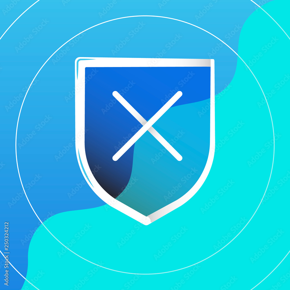 Fototapeta premium shield logo / icon 