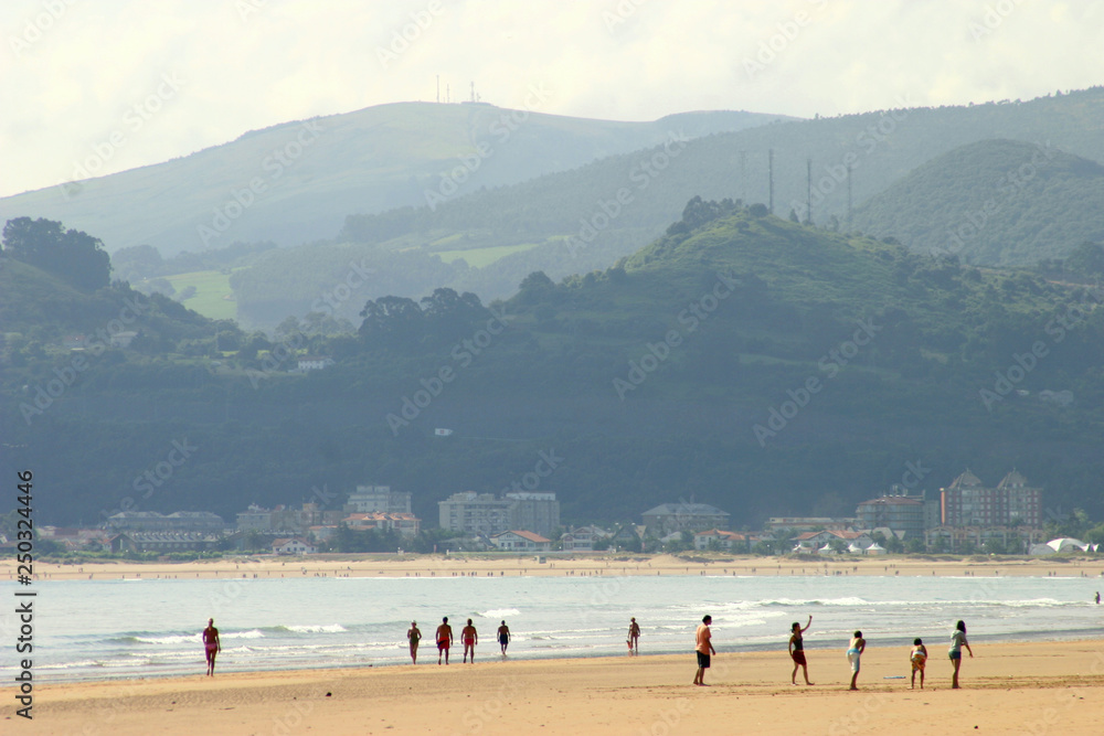 Laredo and Santoña. Village of Cantabria. Spain Laredo and Santoña. Village of Cantabria. Spain