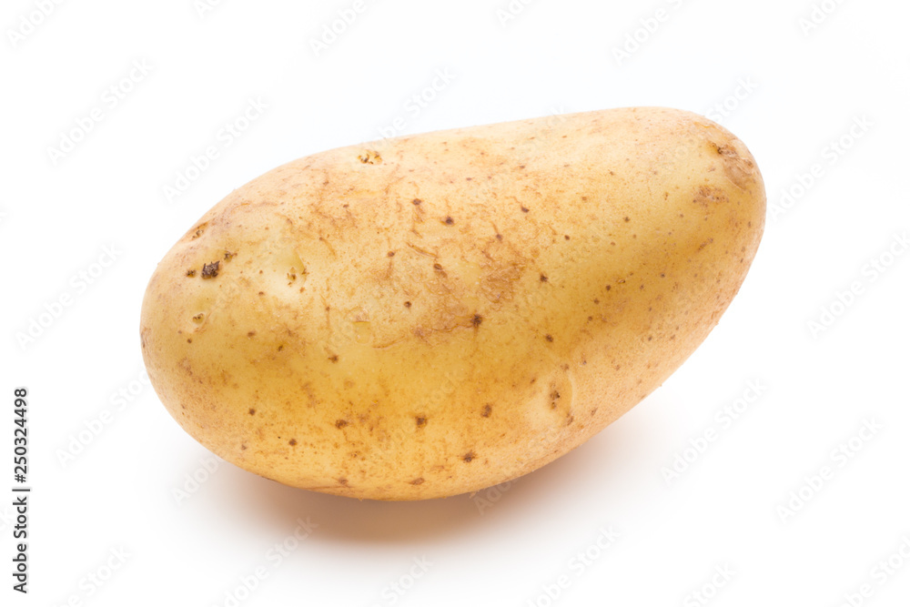 New potato isolated on the white background. New potato isolated on the white background.