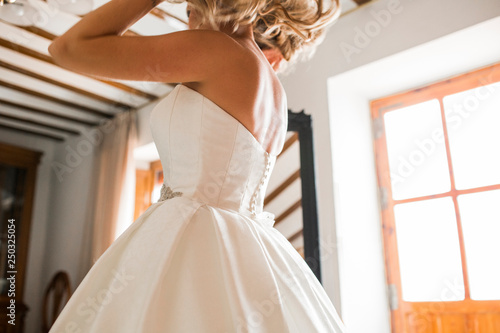 bride wedding jumping