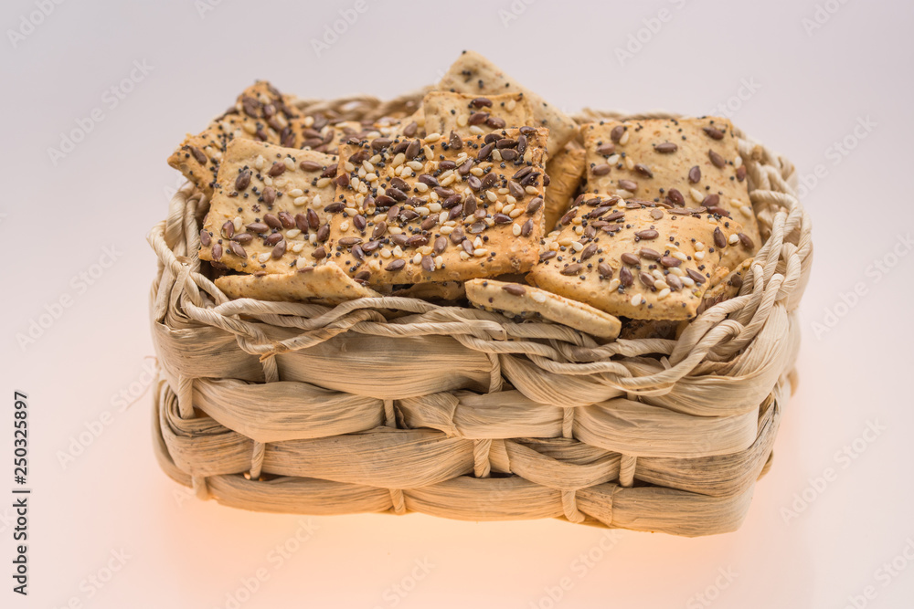 Obraz premium cookies with poppy seeds and sesame seeds
