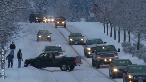 View of winter season in Portland USA