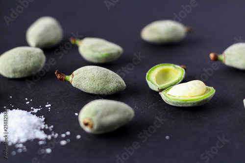 green almonds