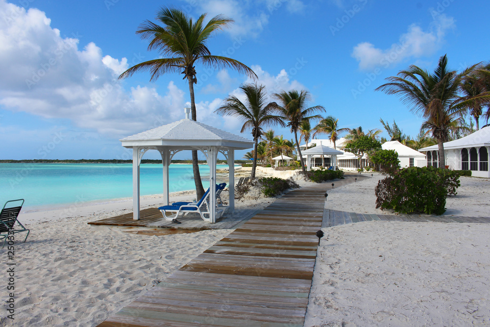 A beach resort, Long Island, Bahamas