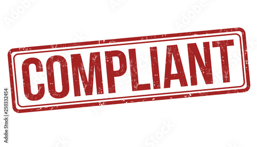 Compliant sign or stamp