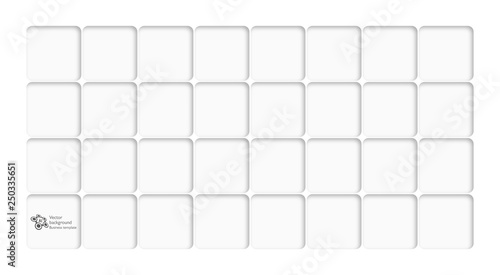 White Compartment Grid, Vector Graphics, Design Layout Element
