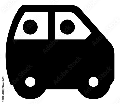 Carpooling Side View Icon