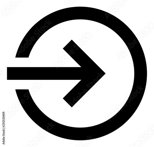 Transfer In Vector Icon