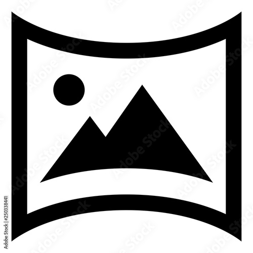 Wide Angle Pano Photo Icon