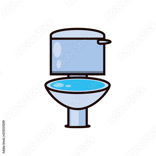 toilet sanitary isolated icon