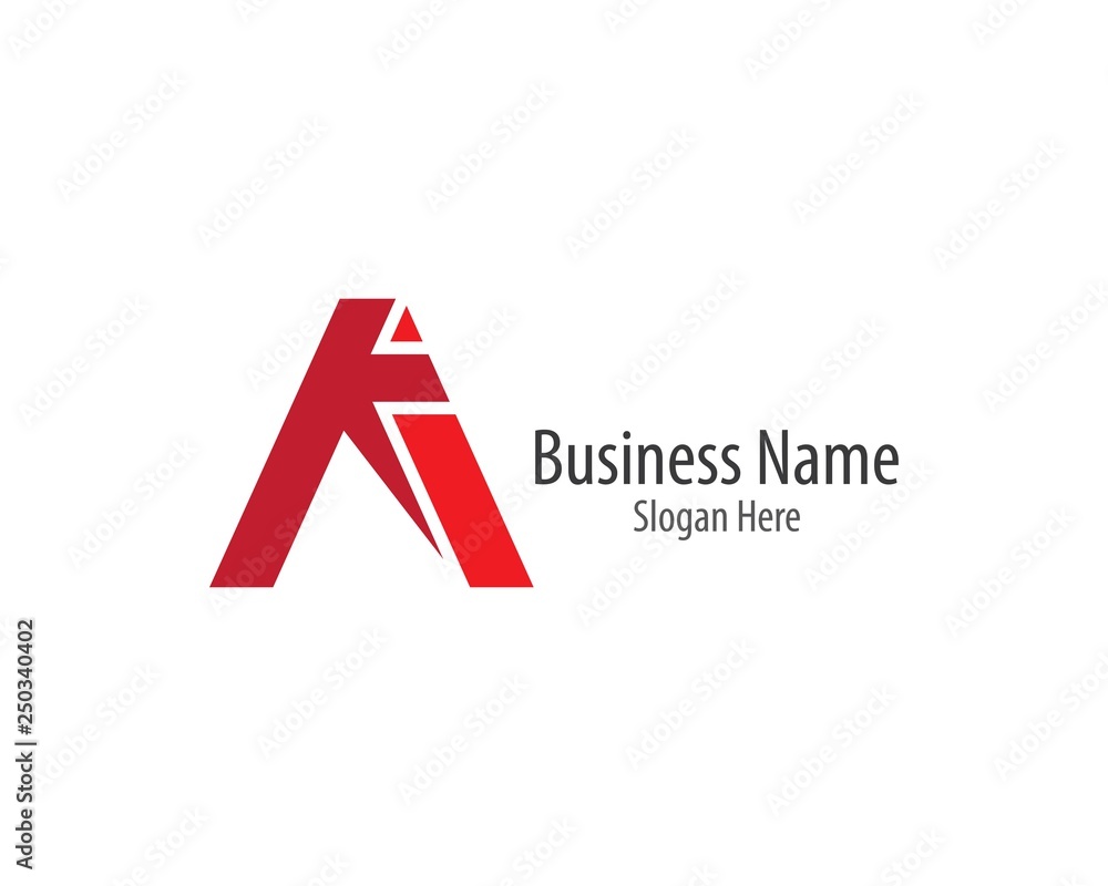 A letter logo vector icon illustration design A letter logo vector icon illustration design