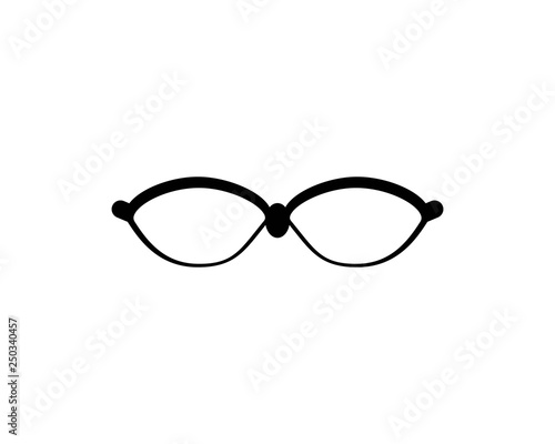 Glasses logo icon illustration